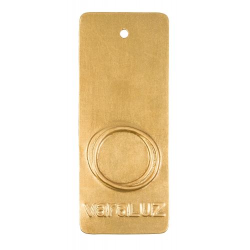  Varaluz Casa 410A01GL Ringleader Thick Frame Round Mirror - Gold Leaf Finish