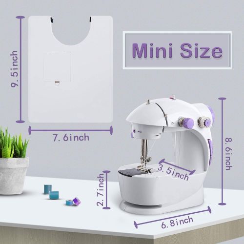  Varmax Mini Sewing Machine with Extension Table