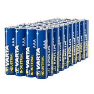 [아마존핫딜]VARTA Industrial Batterie AAA Micro Alkaline Batterien LR03, umweltschonende Verpackung (40er Pack)
