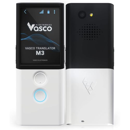  Vasco Electronics Vasco M3 Translator Device Portable Two-Way Language Interpreter Free and Unlimited Internet in Almost 200 Countries Instant Photo Translation Fast - Under 0.5 Sec European Brand