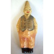 VastVintageVisions Circa 1920S-30S Celluloid Figural CLOWN/Dunce RATTLE Figurine Toy - Made in USA
