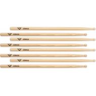 Vater Hickory Drumsticks 4-pack - Fatback 3A - Wood Tip