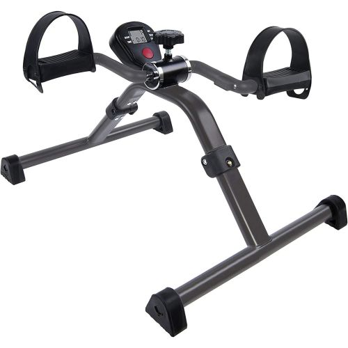  [아마존 핫딜]  [아마존핫딜]Vaunn Medical Folding Pedal Exerciser with Electronic Display for Legs and Arms Workout (Fully Assembled Exercise Peddler, no Tools Required)