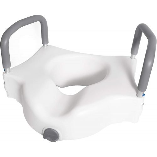  [아마존 핫딜]  [아마존핫딜]Vaunn Medical Elevated Raised Toilet Seat & Commode Booster Seat Riser with Removable Padded Grab...