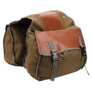 Vbest life Large Capacity Bicycle Rear Seat Bag Bike Tail Seat Bag Bike Carrier Trunk Bag Cycling Accessory (Khaki Free Size)