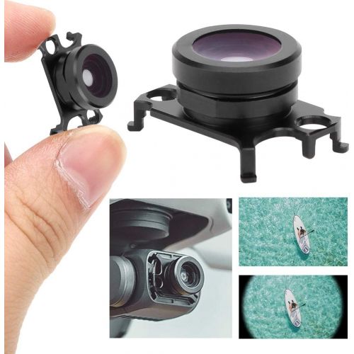  Vbest life Lightweight 180- Shooting View Drone Fisheye Lens for Mavic AIR 2 Black