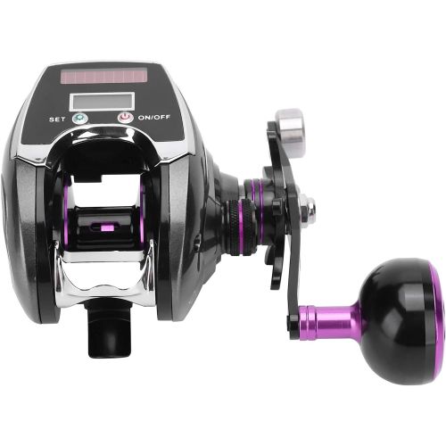  [아마존베스트]Vbest life Digital Electric Fishing Wheel LED Display Bait Casting Fishing Reel Rechargeable Baitcast Reel 9 Speed