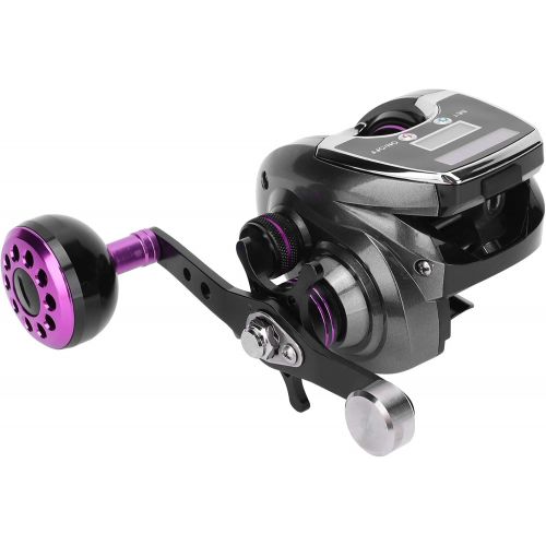  [아마존베스트]Vbest life Digital Electric Fishing Wheel LED Display Bait Casting Fishing Reel Rechargeable Baitcast Reel 9 Speed