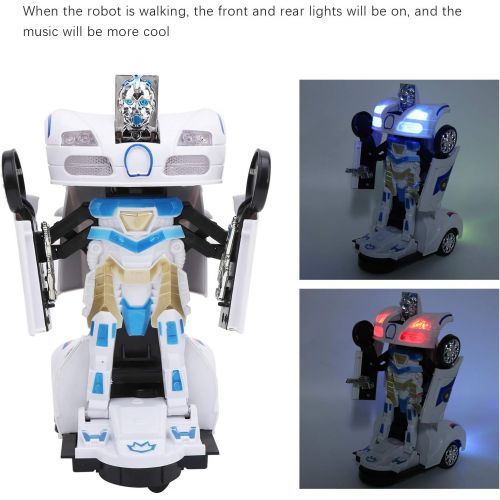  Vbest life 2 in 1 Children Electric RC Racing Car Remote Control Car Transforming Vehicle Robot Model Toy with Light for Kids Gift