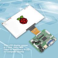 VBESTLIFE 7 inch LCD TFT Display 1024*600 HDMI VGA Monitor Screen Kit for Raspberry Pi 32 LCD TFT Display module LCD Controller Board kit