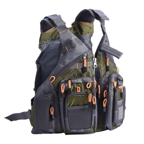  Vbestlife Fishing Life Jackets Life Vests for Adult Men Buoyancy Aid Vest Swimming Boating Kayak Life Jacket Vest Fishing Safety Life Jacket with Whistle Women Youth Boating Vest Sailing Dri