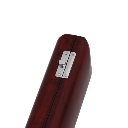  Vbestlife Flute Hard Wooden Case 17 Holes Flute Protective Carry Case Shockproof with Velvet Inside