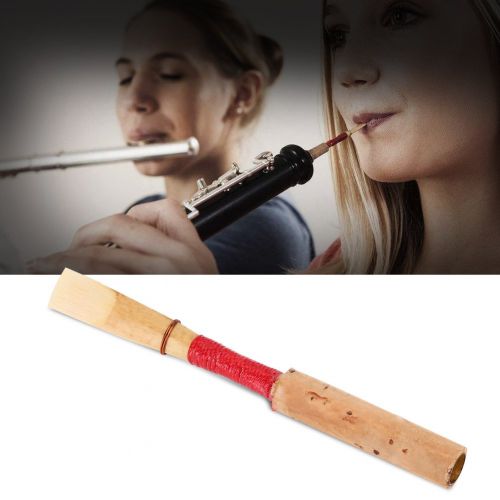  Vbestlife Oboe Reeds Medium Soft 5pcs Red Handmade Oboe Reed Instrument Accessories with Case/Tube