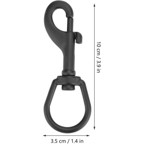  [아마존베스트]Vbestlife Scuba Diving Clips, Stainless Steel Swivel Eye Snap Hook Dive Single Ended Swivel Eye Bolt Hook Buckle Dog Clip Gear Equipment for Underwater Scuba Diving