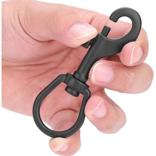  [아마존베스트]Vbestlife Scuba Diving Clips, Stainless Steel Swivel Eye Snap Hook Dive Single Ended Swivel Eye Bolt Hook Buckle Dog Clip Gear Equipment for Underwater Scuba Diving