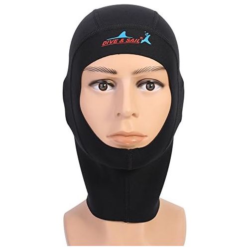  [아마존베스트]Vbestlife 1/3MM Bib Hood Diving Cap Neoprene Scuba Snorkeling Wetsuit Hood Surf Divers Hat for Men Women