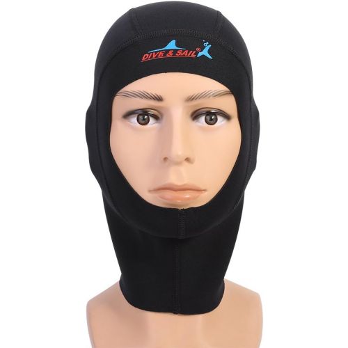  [아마존베스트]Vbestlife 1/3MM Bib Hood Diving Cap Neoprene Scuba Snorkeling Wetsuit Hood Surf Divers Hat for Men Women