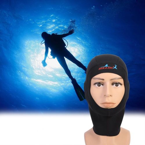  [아마존베스트]Vbestlife 1/3MM Bib Hood Diving Cap Neoprene Scuba Snorkeling Wetsuit Hood Surf Divers Hat for Men Women