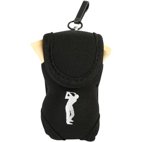  Vbestlife Golf Ball/Tee Holder,Utility Pouch Sports Golfing Accessories with 4 Tees and 2 Golf Balls