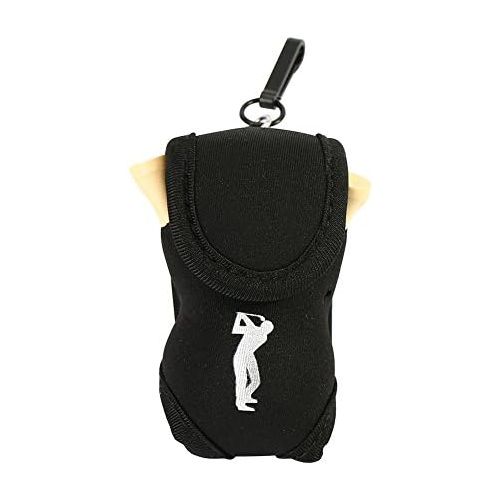  Vbestlife Golf Ball/Tee Holder,Utility Pouch Sports Golfing Accessories with 4 Tees and 2 Golf Balls