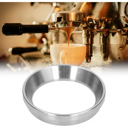  Vbestlife Coffee Dosing Ring, Durable Simple Operation Lightweight 58mm Espresso Dosing Funnel for Office for Home for Coffee Machines