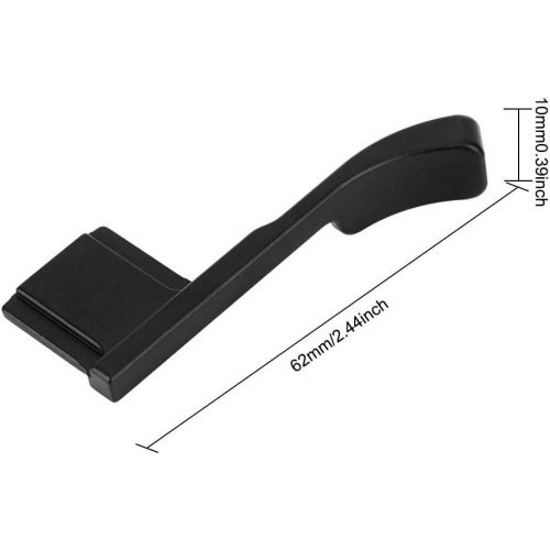  VBESTLIFE Thumb Up Grip for Fuji X-E3 X-E2S Camera, X-E3 Camera Hand Grip in Aluminum Alloy with Hot Shoe Thumb Handle (Black)