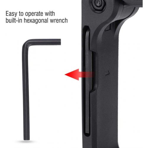 Vbestlife Extension Stabilizer Holder Grip for DSLR Digital Camcorder, Video Filming Camera Protective Handle with Universal Microphone Flash External Screw Hole