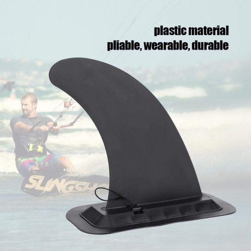  Vbestlife. Surfboard Fin - 2 Pieces Detachable Surfboard Tail Rudder Plastic Surfing Watershed Fin, Quick Release Slide in Fin Inflatable Paddleboard