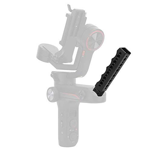  VBESTLIFE Camera Handle Grip for zhiyun WEEBILL LAB and LBS S, Aluminium Alloy Handle Grip for Expand Microphone and Light, with 1/4 and3/8 Mounting Holes