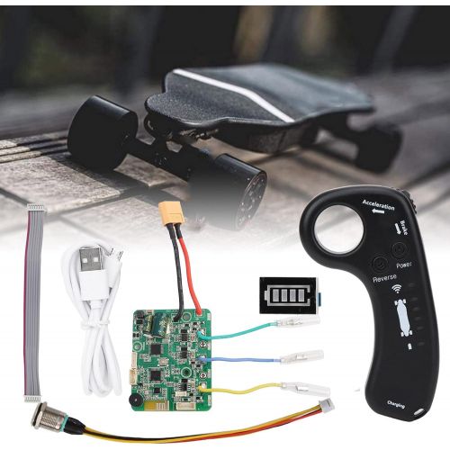  Vbestlife 24V Electric Skateboard Accessories Set Include Wireless Skateboard Remote Control,Motherboard,Motor Wire,Power Supply Cable,USB Cable for Electric Skateboard