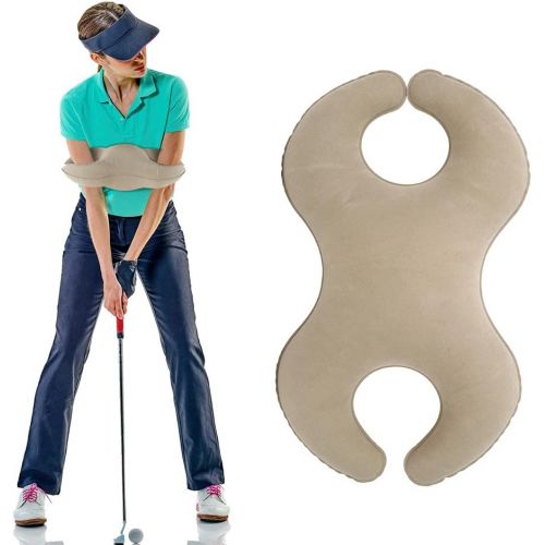  Vbest life Golf Air Cushion,8-Shape Arm Posture Corrector Swing Exerciser Correct Practicing Golf Training Aids Adjustable Help Improve Swing