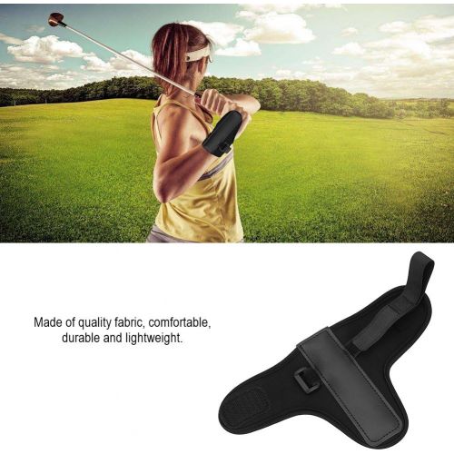  Vbestlife Golf Swing Training Aid Tactic, Golf Wrist Brace Band, Glove Golf Swing Train Aid Set Straight Practice Wrist Brace Trainer Corrector Golfer Accessory