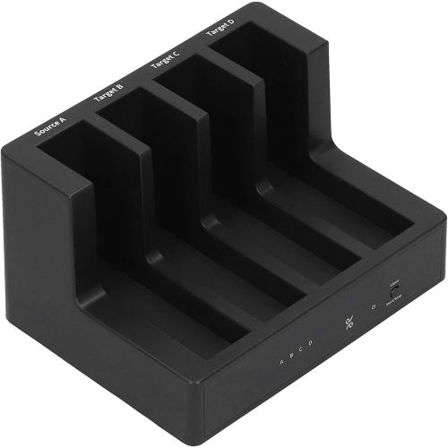  Vbestlife 4 Bay Docking Station,USB3.0 Docking Station Support 2.5 and 3.5 Inch Interface HDD and SSD Hard Disk,Support System for Win/OS X/Linux(Black)