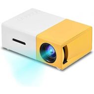 Vbestlife Mini Projector,Portable 1080P 600lm 4 : 3 LED Projector Home Cinema Theater Movie Support Laptop PC Smartphone HDMI Input,Great Gift Pocket Projector for Party Camping (Y