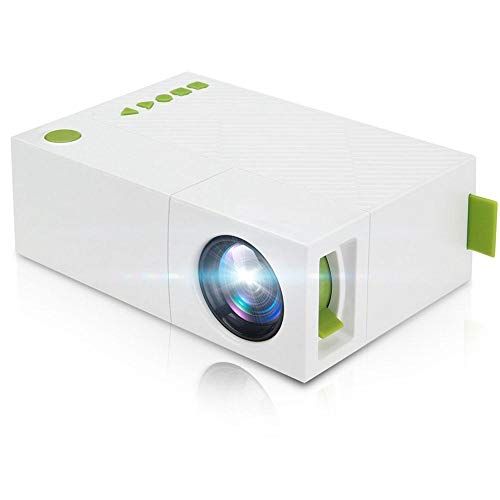  Vbestlife Mini Portable LED Projector, 1080P HD 4K 320x240 600Lm Projector,HDMI/USB/AV/TF Device Home Cinema Beamer Theater,Great Gift Pocket Video Projector for Outside Party Game