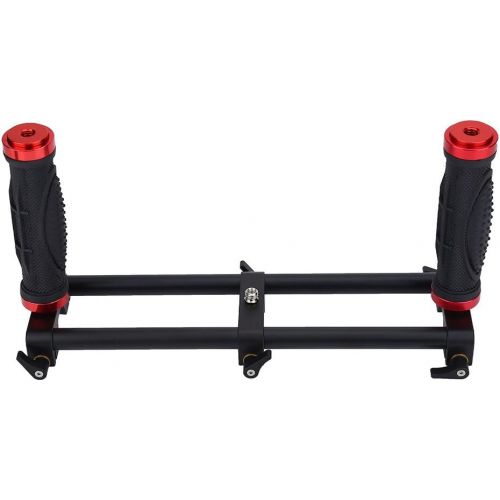  Vbestlife Dual Handheld Grip Bracket,Camera Dual Grip Extender Handle Gimbal Stabilizer Rig Accessory for Zhiyun Feiyu