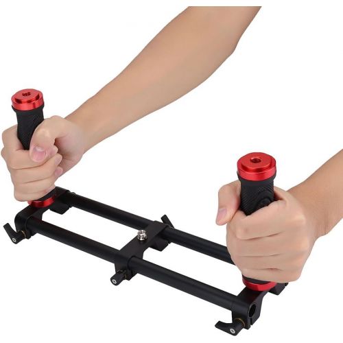  Vbestlife Dual Handheld Grip Bracket,Camera Dual Grip Extender Handle Gimbal Stabilizer Rig Accessory for Zhiyun Feiyu