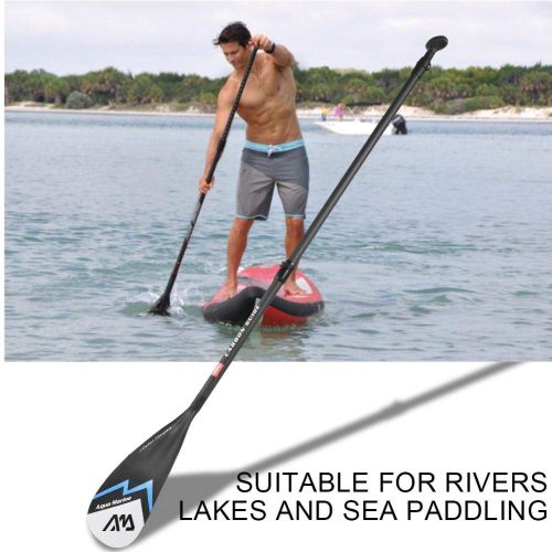  Vbestlife Carbon Fiber SUP Paddle - 3 Piece Adjustable Surfing Board Surfboard Stand Up Paddleboard Paddles