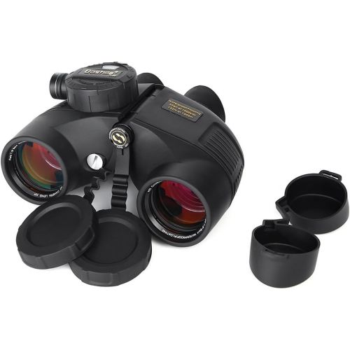  Vbestlife Binoculars Range Finder,7 x 50 Outdor Military Waterproof Night Vision Binoculars with Compass Range Finder