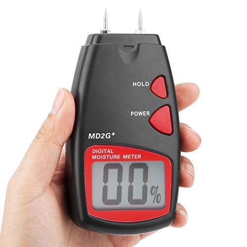  Vbestlife Humidity Tester, Fast Response Time Test Range: 5% to 40% Digital Wood Moisture Meter, for Measure Moisture Wood Paper Bamboo