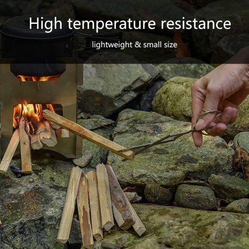  Vbestlife Fire Tongs fireplace Tongs Protable Stainless Steel Folding Log Grabber Firewood Tongs Outdoor Long Logs Tweezers Fired Oven Tool Grill Camping Hiking Stove Fire Pit Tool
