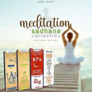 인센스스틱 Vedic Vaani Aromatic Meditation Sadhana Agarbatti Collection of Om Shiva, Gautama Buddha, Om Shanti Om & Vakratunda Incense Sticks for Yoga, Meditation, Home, Office and Temple (25