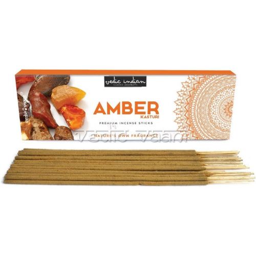  인센스스틱 Vedic Vaani Amber Kasturi Premium Incense Sticks - 250 GMS