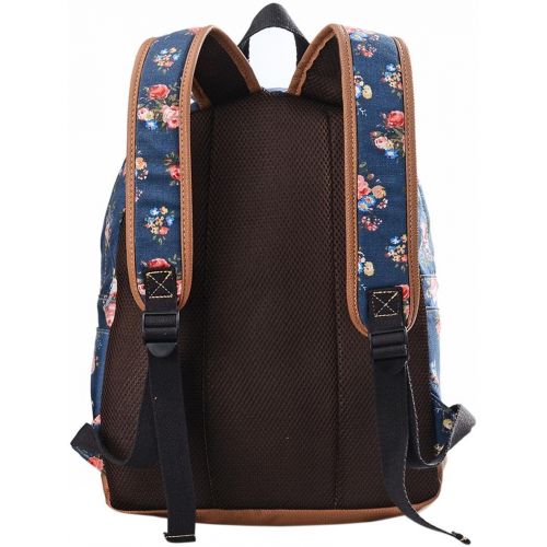  School Bookbags for Girls, Floral Backpack College Bags Women Daypack by Veenajo