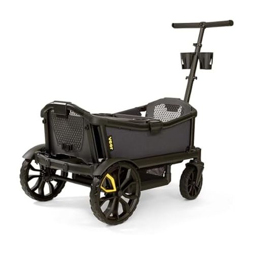  Veer Cruiser | Next Generation Stroller Wagon for Kids | The Feel and Safety of a Premium Stroller with The Fun of a Lightweight, Rugged Wagon | Push/Pull/Push-Along | Fully Collapsible