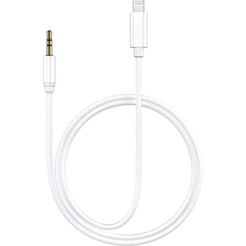  iPhone Aux Cord for Car, Apple MFi Certified Veetone Lightning to 3.5 mm Headphone Jack Adapter Male Aux Stereo Audio Cable Compatible with iPhone 13 13 Pro 12 11 SE 2020 XS XR X 8