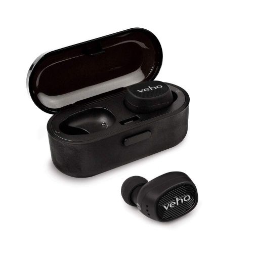  Veho ZT-1 True Wireless Earphones | Bluetooth | Headphones | TWS | Earbuds | Mic | Charging Case Included | Touch Control | AAC | Designed in The UK | VEP-017-ZT1