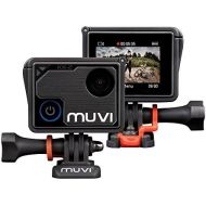 Veho Muvi KX-2 Pro Action Kamera, KX-Serie, Freisprecheinrichtung, WiFi, 16GB microSD Karte, 4k Action Cam, 12MP Foto, 4k30 / 1080p100, wasserdichtes Gehause (VCC-009-KX2-PRO)