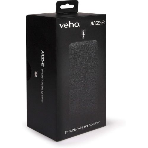  Veho MZ-3 Bluetooth Speaker | Stereo Speakers | Portable | Wireless | Travel Speaker | Microphone | Handsfree Calling | TWS Twin Pairing Mode | IPX4 Water Resistant  Gray (VSS-019