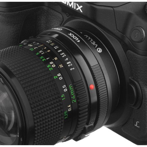  Vello Canon FD Lens to Micro Four Thirds-Mount Camera Lens Adapter